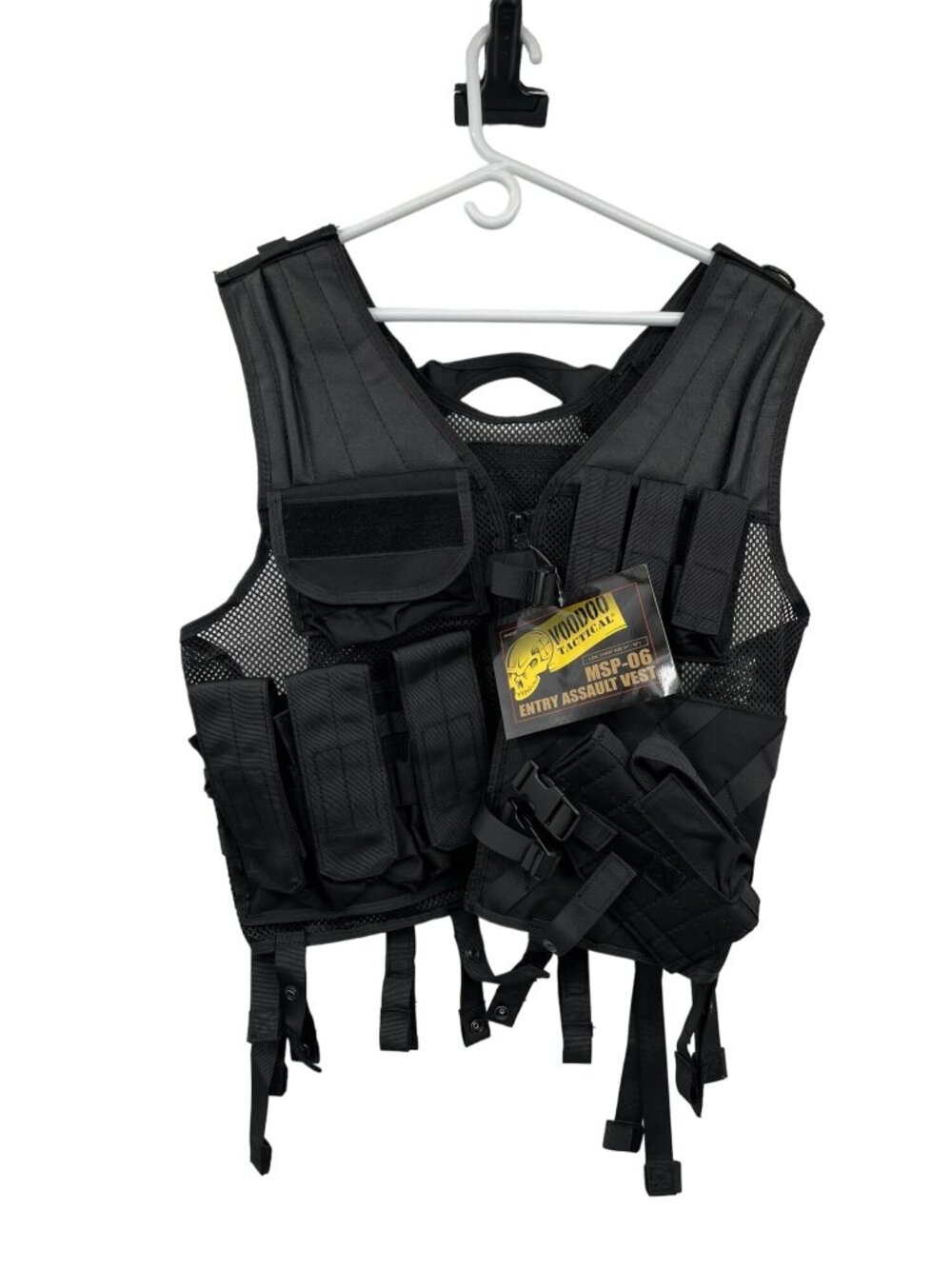 Voodoo MSP-06 Entry Assault Vest NEW Black L-2XL 435-009